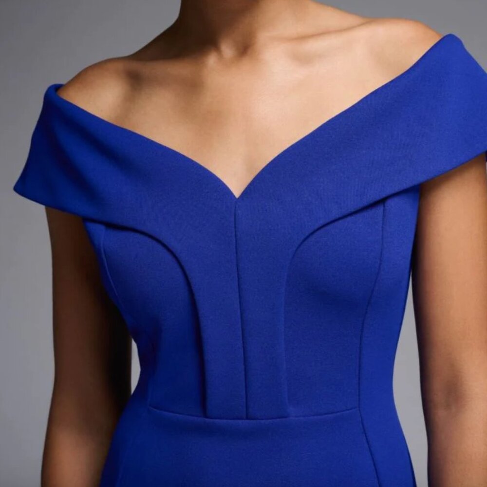 STUNNING Joseph Ribkoff designer dress, electric blue, Size 12